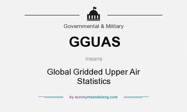 What does GGUAS mean? It stands for Global Gridded Upper Air Statistics