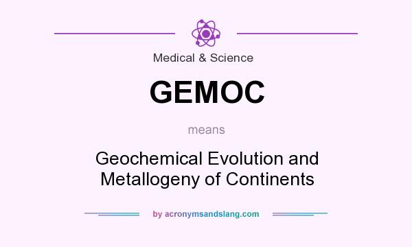 What does GEMOC mean? It stands for Geochemical Evolution and Metallogeny of Continents