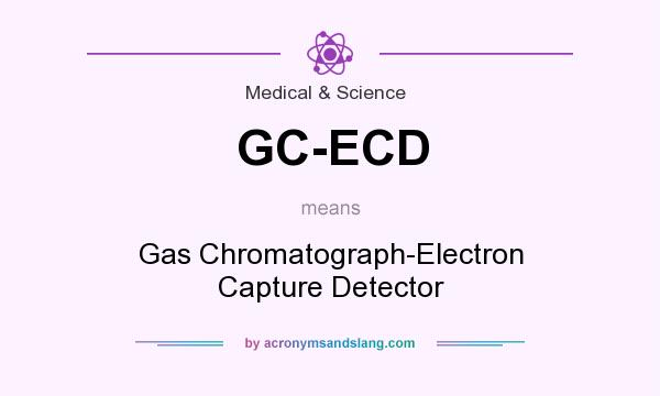 What does GC-ECD mean? It stands for Gas Chromatograph-Electron Capture Detector