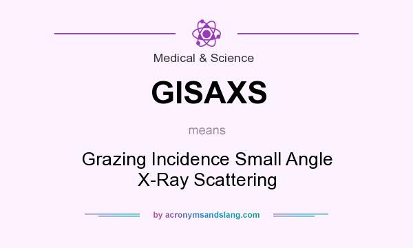 What does GISAXS mean? It stands for Grazing Incidence Small Angle X-Ray Scattering