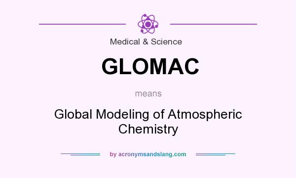 What does GLOMAC mean? It stands for Global Modeling of Atmospheric Chemistry