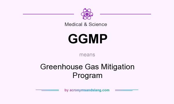 What does GGMP mean? It stands for Greenhouse Gas Mitigation Program