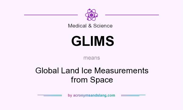 What does GLIMS mean? It stands for Global Land Ice Measurements from Space