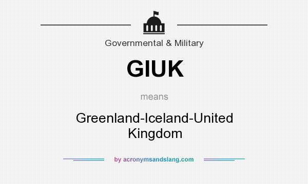 What does GIUK mean? It stands for Greenland-Iceland-United Kingdom