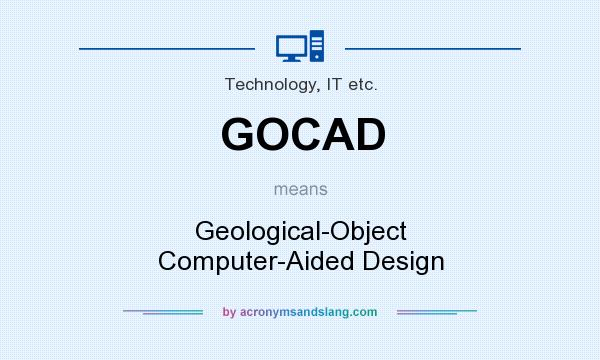 What does GOCAD mean? It stands for Geological-Object Computer-Aided Design