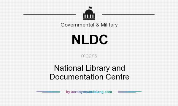 What does NLDC mean? It stands for National Library and Documentation Centre