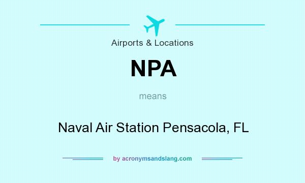 What does NPA mean? It stands for Naval Air Station Pensacola, FL