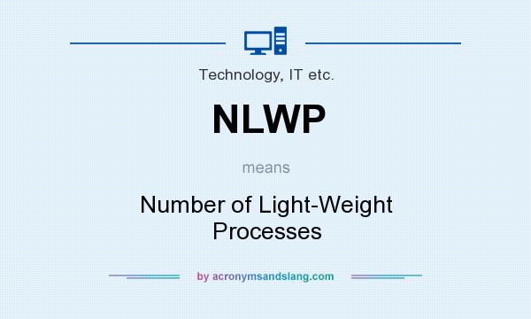 What does NLWP mean? It stands for Number of Light-Weight Processes