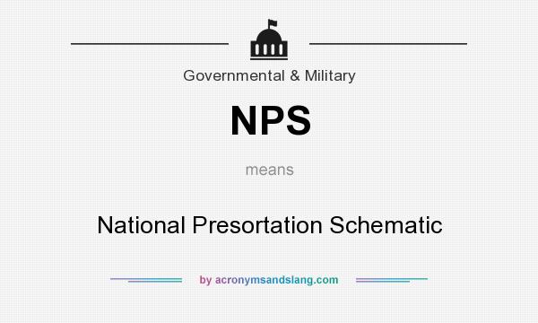 What does NPS mean? It stands for National Presortation Schematic