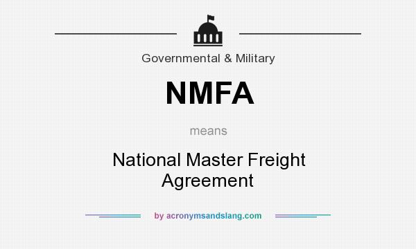 What does NMFA mean? It stands for National Master Freight Agreement