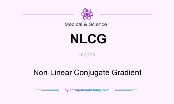 What does NLCG mean? It stands for Non-Linear Conjugate Gradient