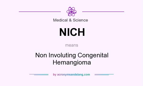 What does NICH mean? It stands for Non Involuting Congenital Hemangioma