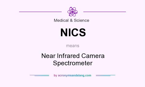 What does NICS mean? It stands for Near Infrared Camera Spectrometer