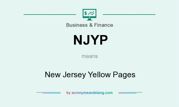 What does NJYP mean? It stands for New Jersey Yellow Pages