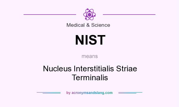 What does NIST mean? It stands for Nucleus Interstitialis Striae Terminalis