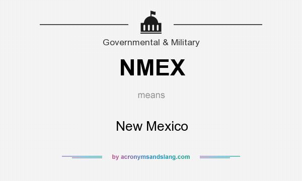 What does NMEX mean? It stands for New Mexico
