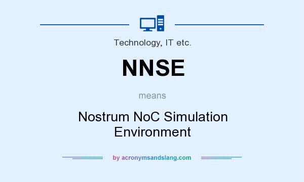 What does NNSE mean? It stands for Nostrum NoC Simulation Environment