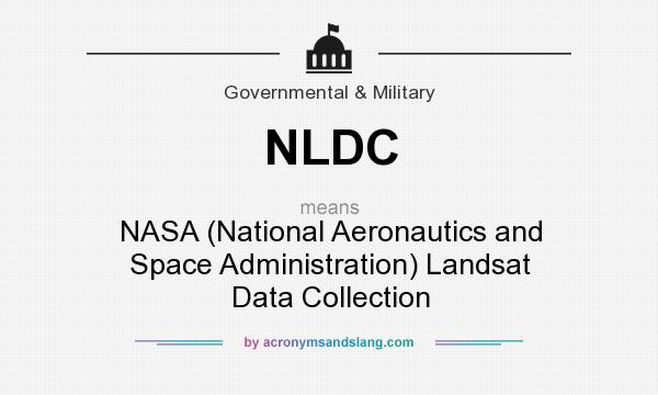What does NLDC mean? It stands for NASA (National Aeronautics and Space Administration) Landsat Data Collection