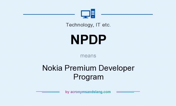 What does NPDP mean? It stands for Nokia Premium Developer Program