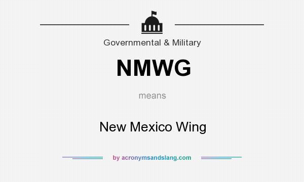 What does NMWG mean? It stands for New Mexico Wing