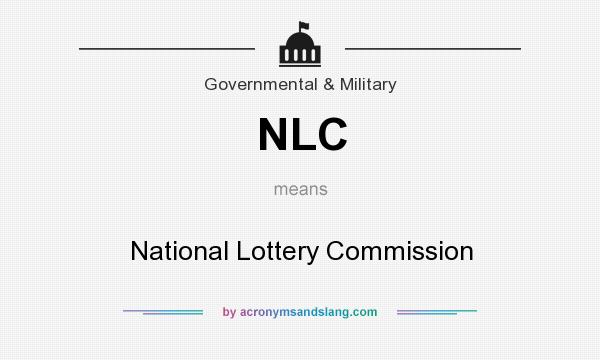 What does NLC mean? It stands for National Lottery Commission