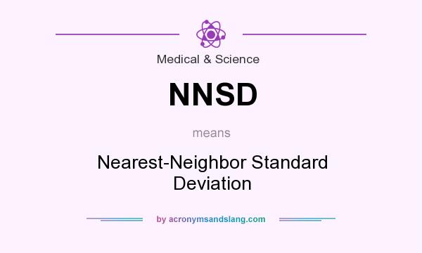 What does NNSD mean? It stands for Nearest-Neighbor Standard Deviation