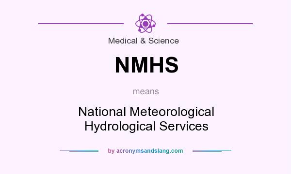What does NMHS mean? It stands for National Meteorological Hydrological Services