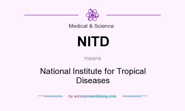 What does NITD mean? It stands for National Institute for Tropical Diseases