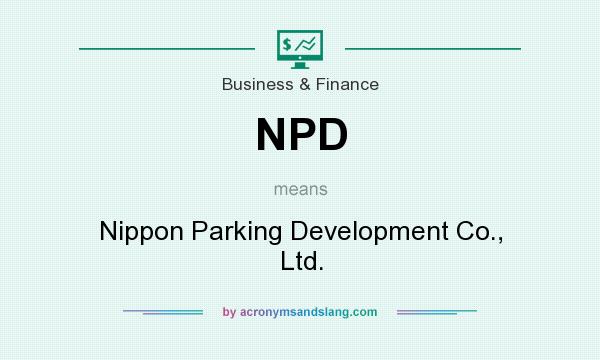 What does NPD mean? It stands for Nippon Parking Development Co., Ltd.