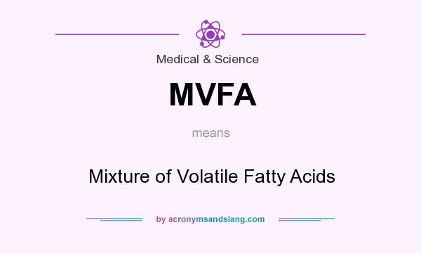 What does MVFA mean? It stands for Mixture of Volatile Fatty Acids