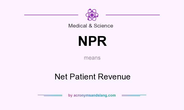 What does NPR mean? It stands for Net Patient Revenue