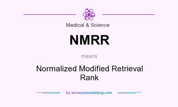 What does NMRR mean? It stands for Normalized Modified Retrieval Rank