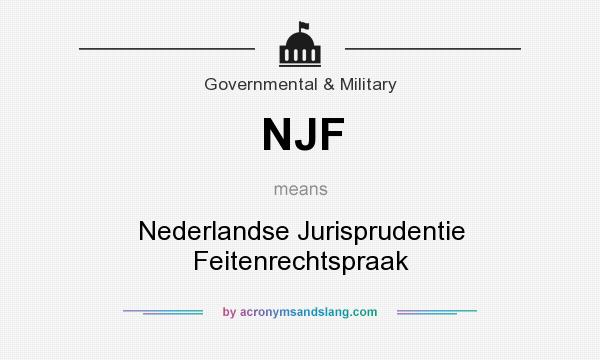 What does NJF mean? It stands for Nederlandse Jurisprudentie Feitenrechtspraak