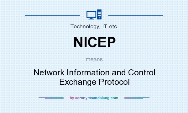 What does NICEP mean? It stands for Network Information and Control Exchange Protocol