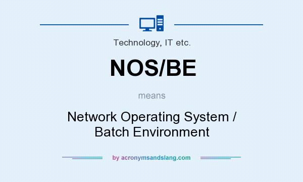 What does NOS/BE mean? It stands for Network Operating System / Batch Environment