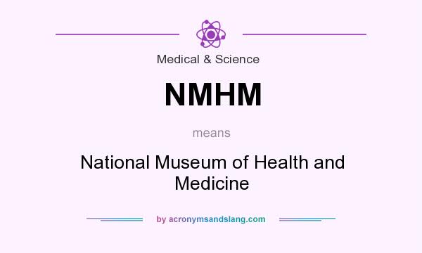 What does NMHM mean? It stands for National Museum of Health and Medicine