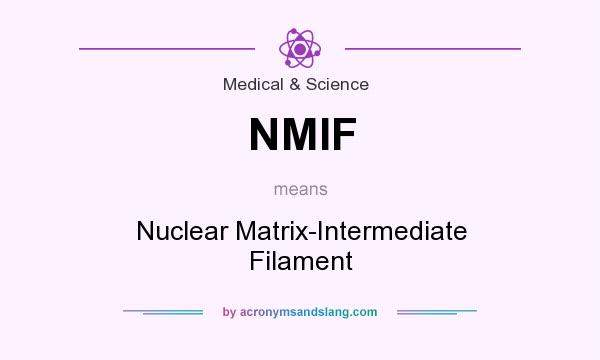 What does NMIF mean? It stands for Nuclear Matrix-Intermediate Filament