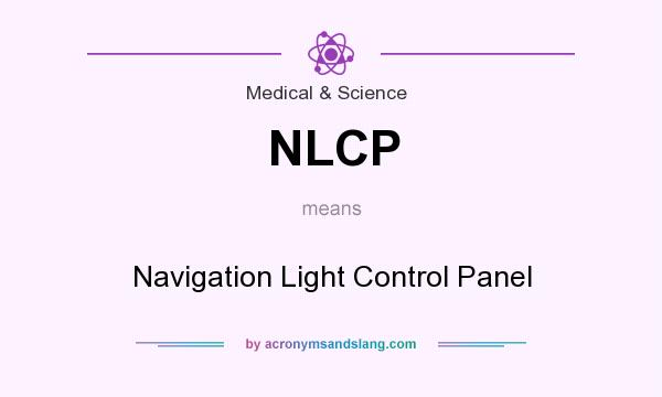 What does NLCP mean? It stands for Navigation Light Control Panel