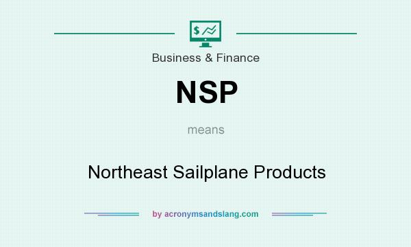 What does NSP mean? It stands for Northeast Sailplane Products