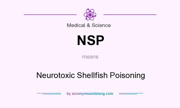 What does NSP mean? It stands for Neurotoxic Shellfish Poisoning