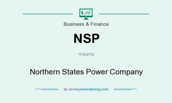 What does NSP mean? It stands for Northern States Power Company