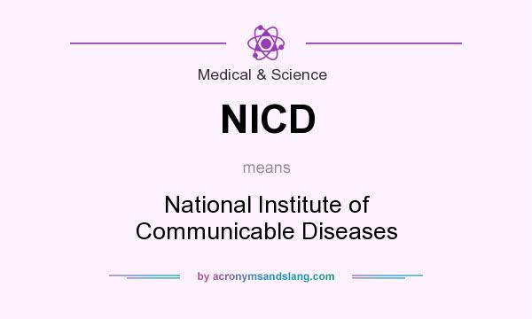 What does NICD mean? It stands for National Institute of Communicable Diseases