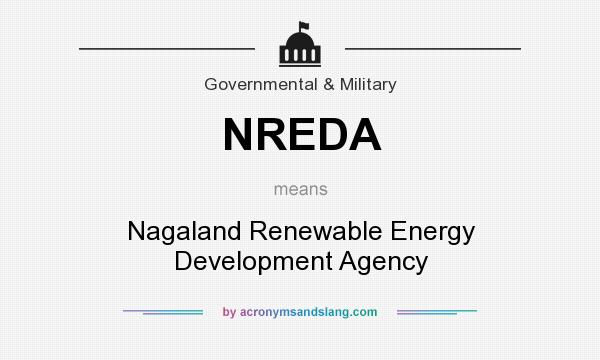 What does NREDA mean? It stands for Nagaland Renewable Energy Development Agency
