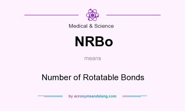 What does NRBo mean? It stands for Number of Rotatable Bonds