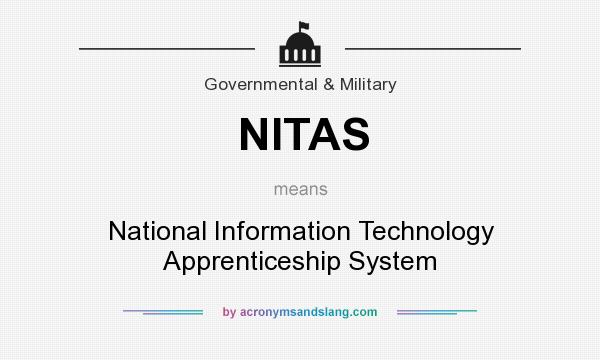 What does NITAS mean? It stands for National Information Technology Apprenticeship System