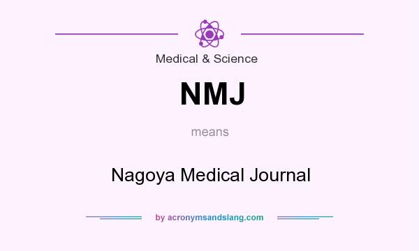 What does NMJ mean? It stands for Nagoya Medical Journal