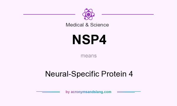 What does NSP4 mean? It stands for Neural-Specific Protein 4
