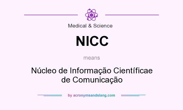 What does NICC mean? It stands for Núcleo de Informação Científicae de Comunicação