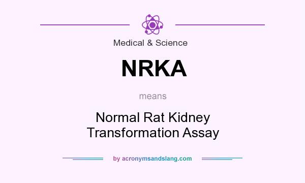 What does NRKA mean? It stands for Normal Rat Kidney Transformation Assay