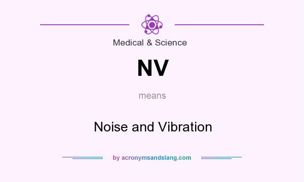 What does NV mean? It stands for Noise and Vibration